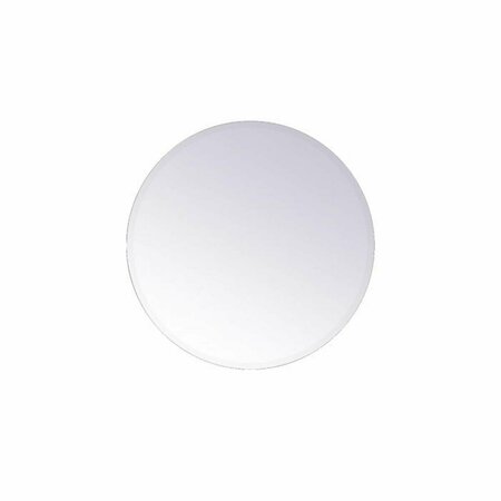 BLUEPRINTS 28 in. Gracin Round Mirror Clear BL2943845